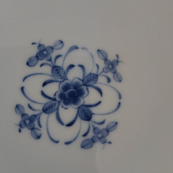 Kiln Palace MCI Japanese Decorative 8-Sided Bowl Blue/White/Yellow - Picture 4 of 12